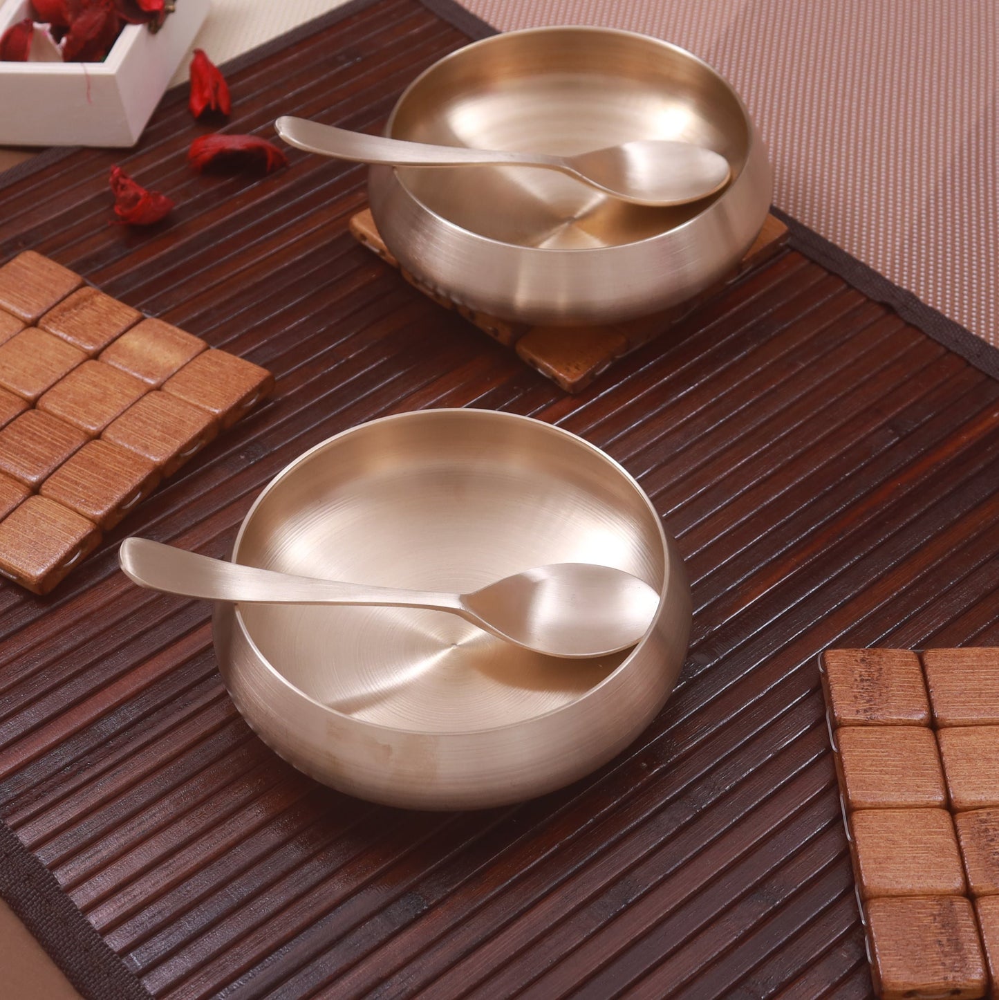 Bronze/Kansa Bowl Bela Kachola | Nut Bowl Set of 2