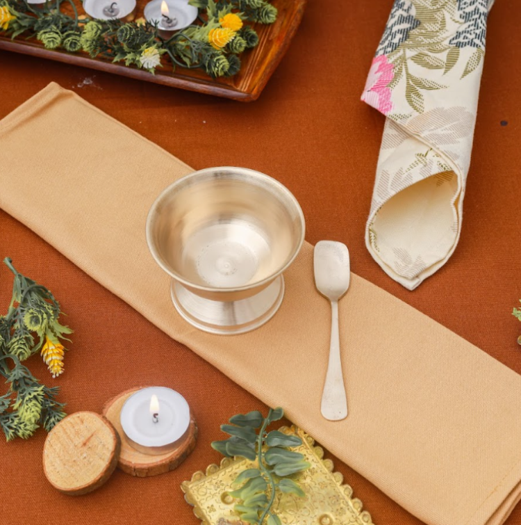 Bronze Ice Cream Dessert Set