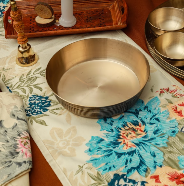 Bronze/Kansa Serving Bowl Set - Casserole