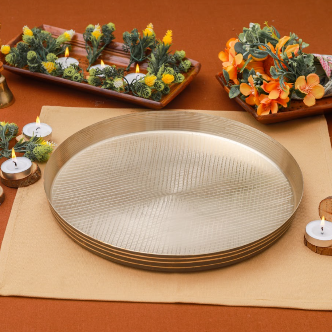 Buy Manohar Kansa Single Thali Online