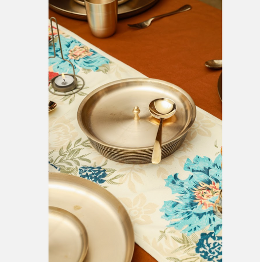 Kansa Thali Set Online of 51 pcs | Manohar (11inch)