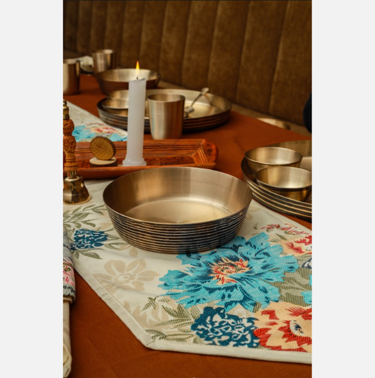 Bronze/Kansa Regular Serving Bowl (7 Inch)